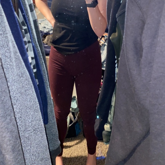 Maroon Aeropostale Leggings